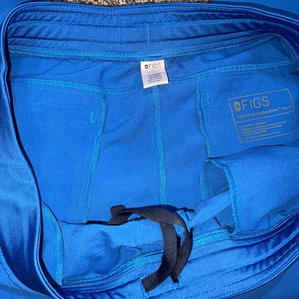 FIGS Axim Scrub Pants Men's XXL Short Royal Blue Technical Collection T2001S